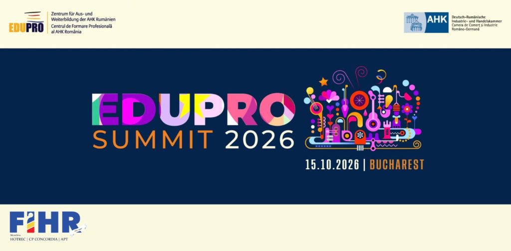 FIHR, partener al EduPro Summit #2 – „Education that works”