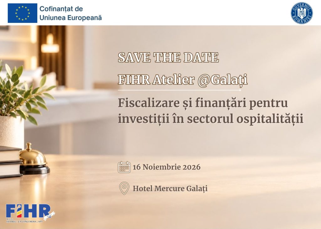 FIHR Atelier@Galați 16 nov